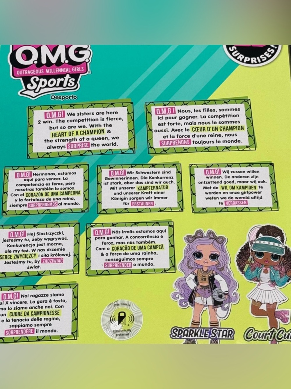 New L.O.L OMG Sports Court Cutie Doll With 20 Surprises​ - Picture 3 of 3